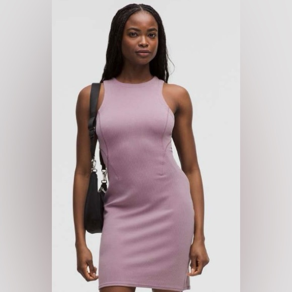 Lululemon NWT Ribbed Softstreme Slim-Fit Tank Dress
Lavender Lux - Picture 1 of 4